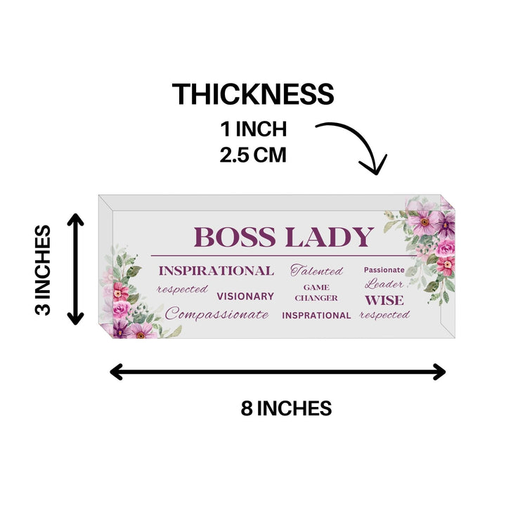 Boss Lady Pinky Desk Office Decor