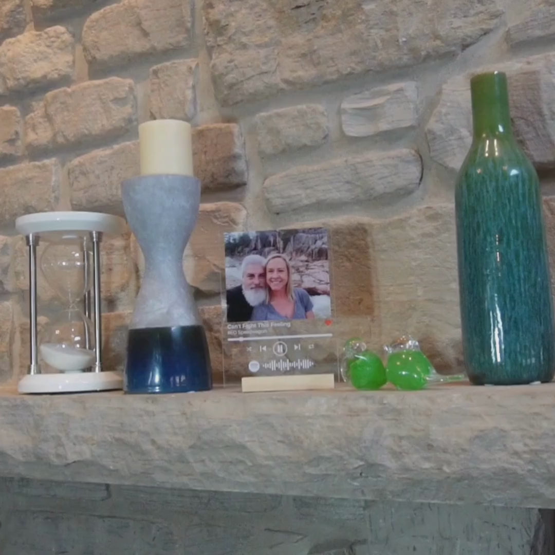 Custom Spotify Music Plaque with Your Photo