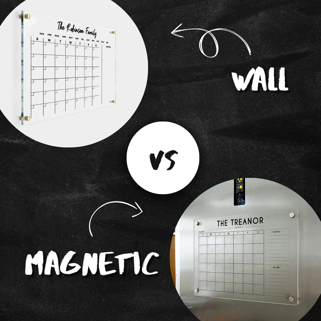 Stay Organized This Year: Wall vs Magnetic Calendars