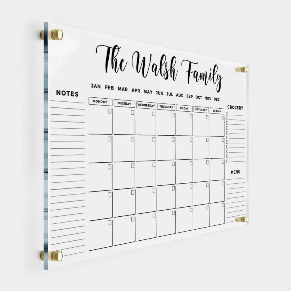 Master Your Year: Stay Ahead with Custom Acrylic Planners