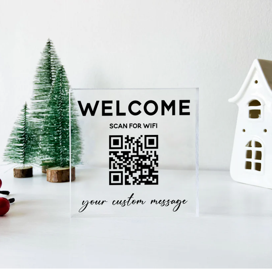 Enhance Your Space with QR Code Wi-Fi Signs