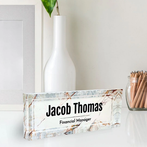Enhance Your Workspace with a Personalized Desk Name Block