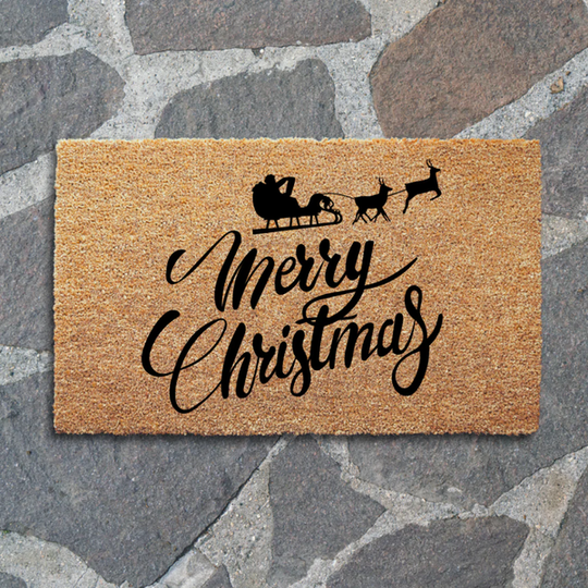 Celebrate Christmas in Style: Cozy Up with Personalized Christmas Doormats