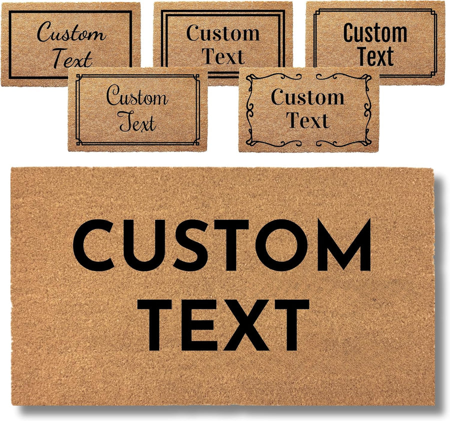 Custom Text Doormat