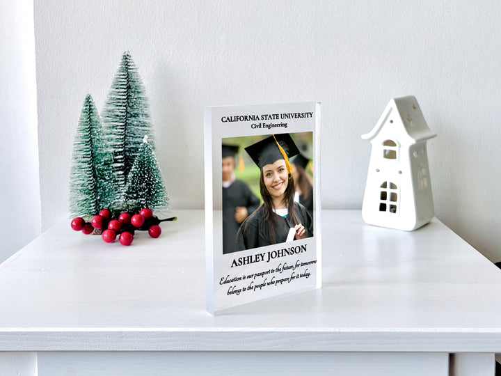 Personalized Graduation Gift with Custom Photo