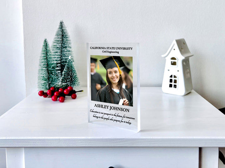 Personalized Graduation Gift with Custom Photo