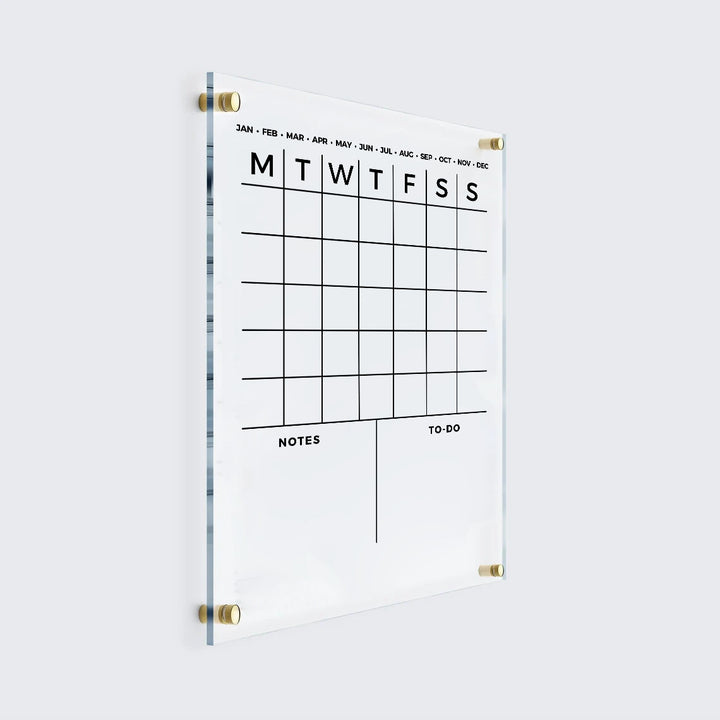 Custom To-Do List Calendar with 2 Side Headers