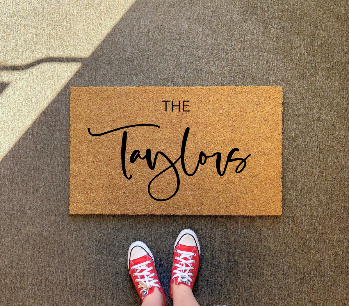 Personalized Handwriting Family Surname Doormat