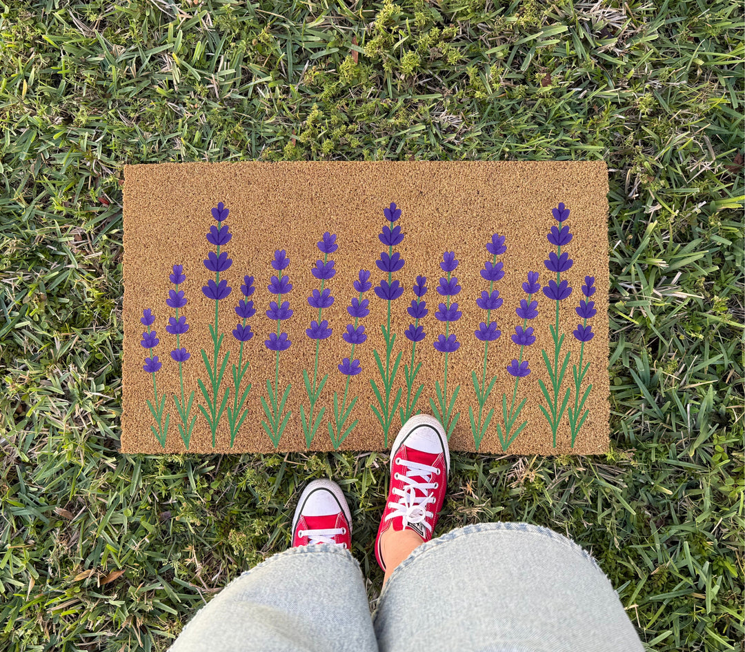 Lavender Doormat
