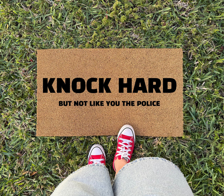 Knock Hard Doormat