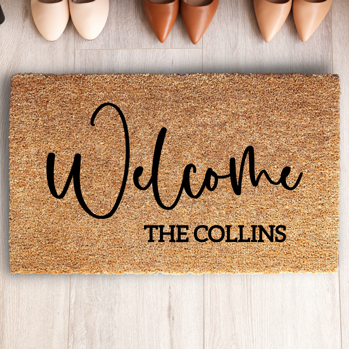 Personalized Family Name Welcome Doormat