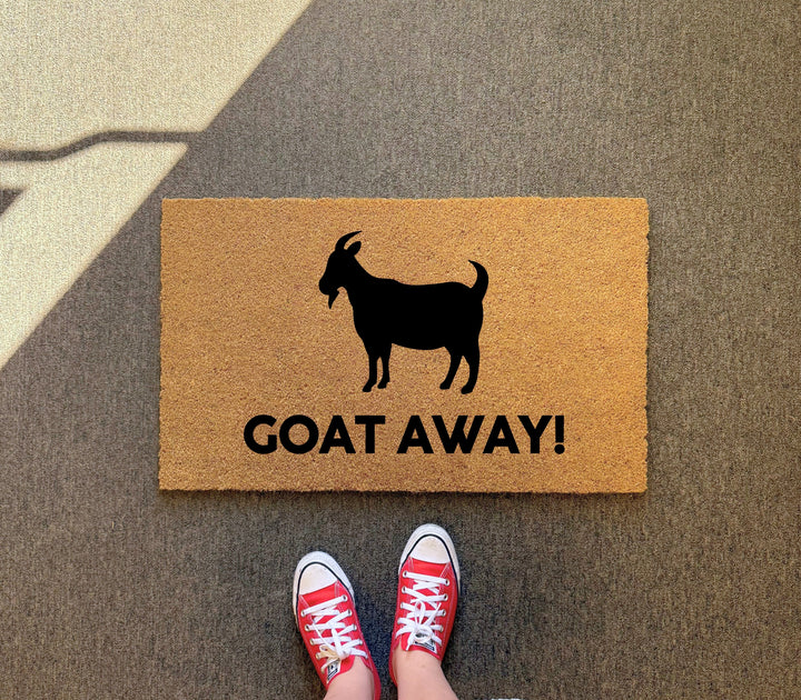 Goat Away Doormat