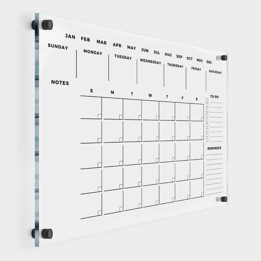 Monthly & Weekly Planner