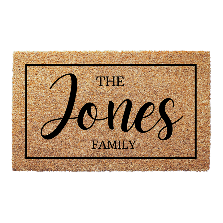 Customized Family Rug Welcome Doormat