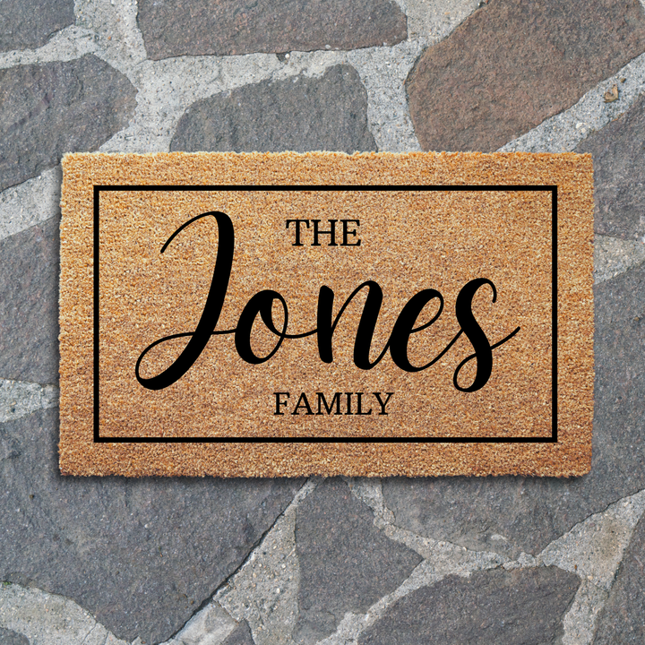 Customized Family Rug Welcome Doormat