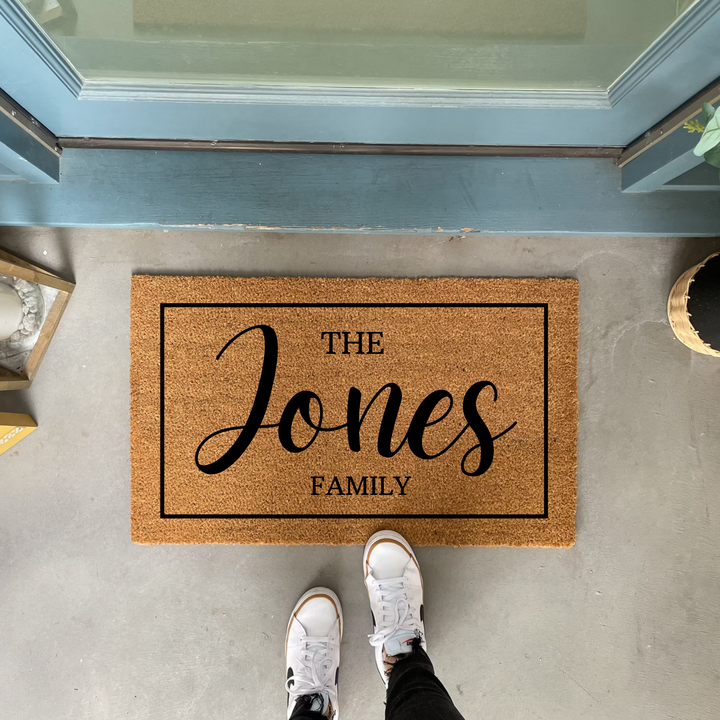 Customized Family Rug Welcome Doormat