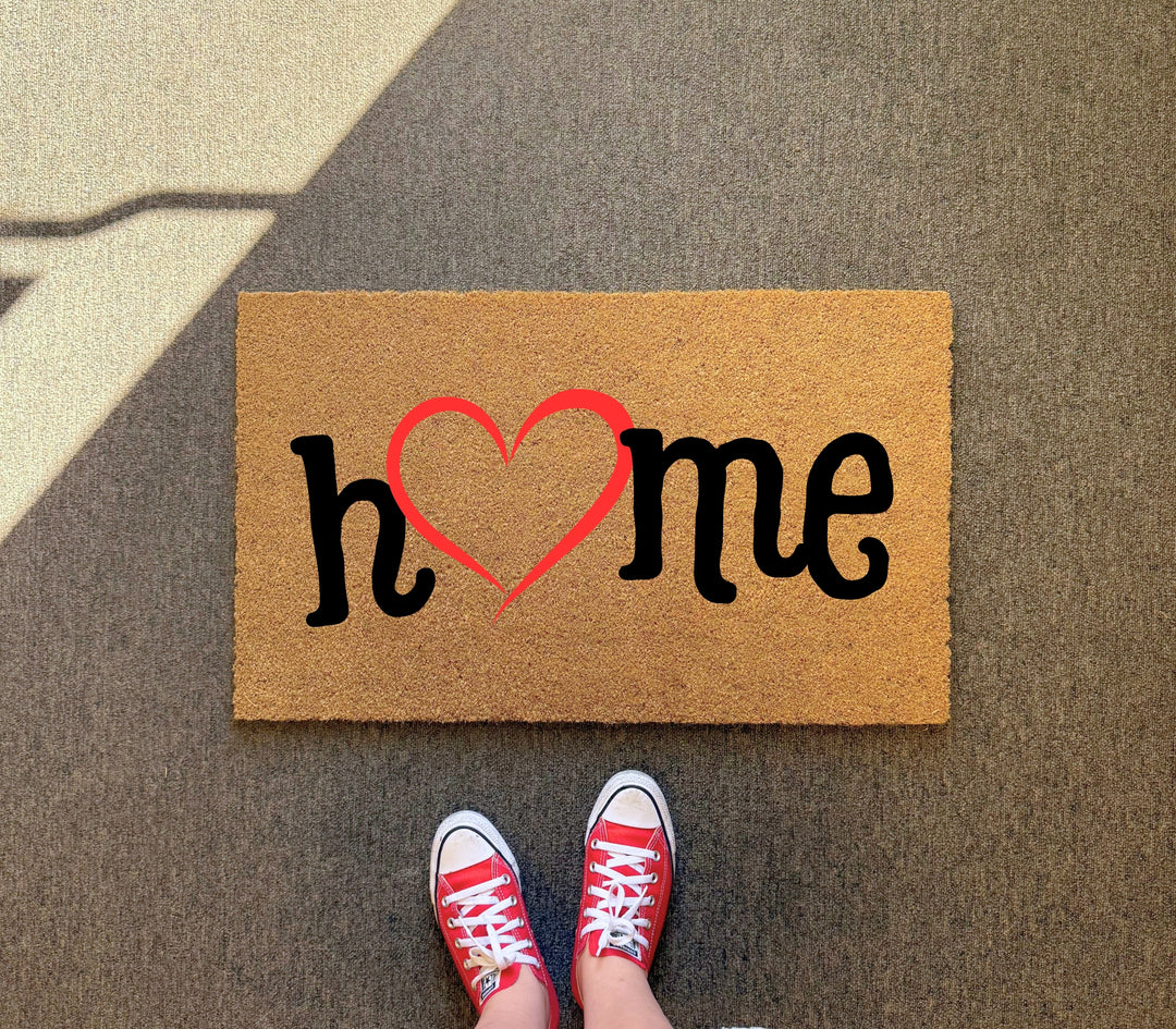 Home Heart Doormat