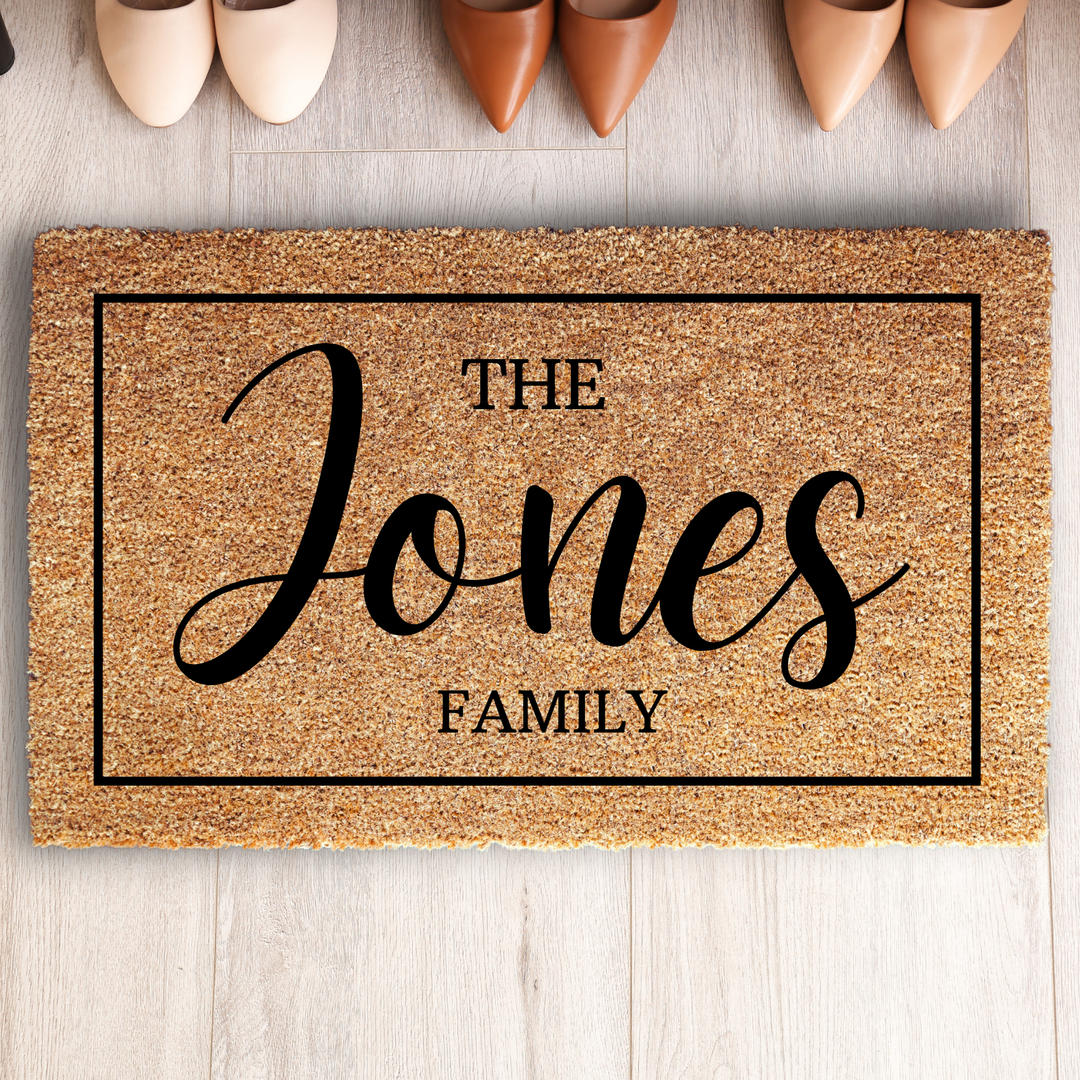 Customized Family Rug Welcome Doormat