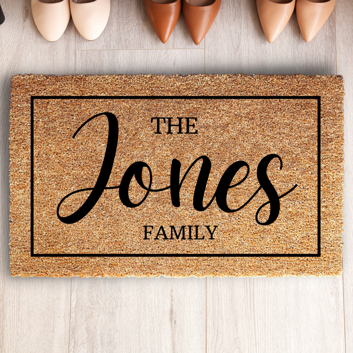 Customized Family Rug Welcome Doormat