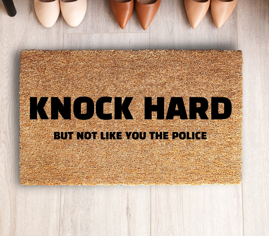 Knock Hard Doormat