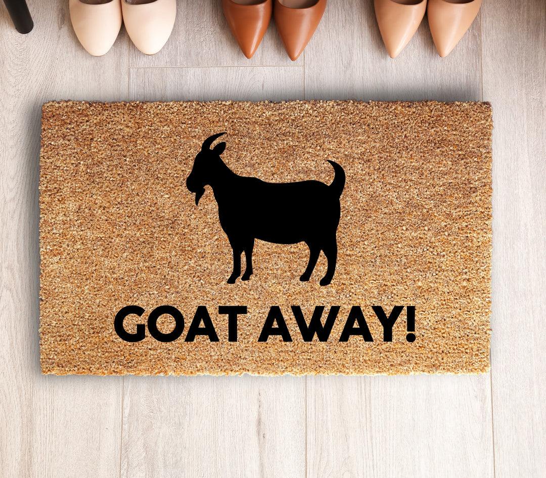 Goat Away Doormat