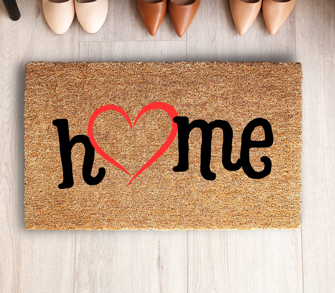 Home Heart Doormat