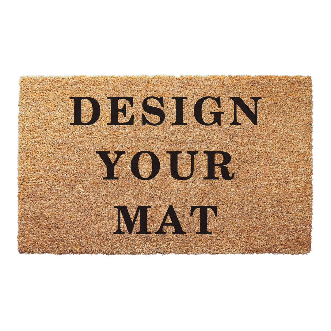 Fully Personalized Entryway Doormat with Font Options