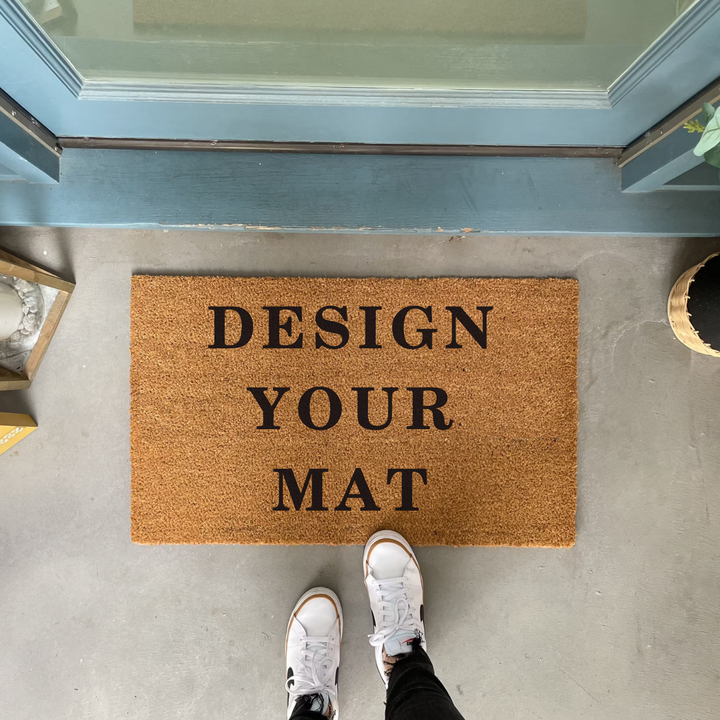 Fully Personalized Entryway Doormat with Font Options