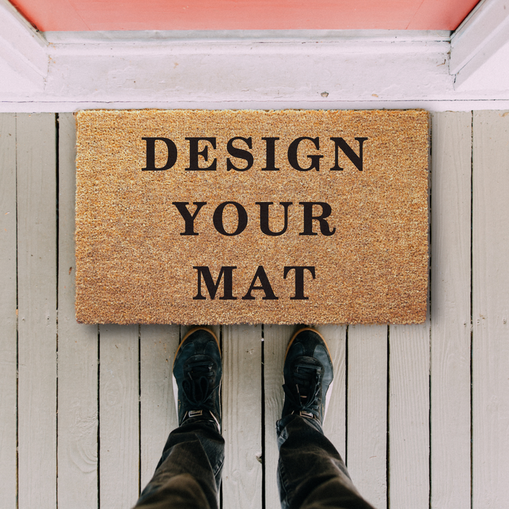 Fully Personalized Entryway Doormat with Font Options