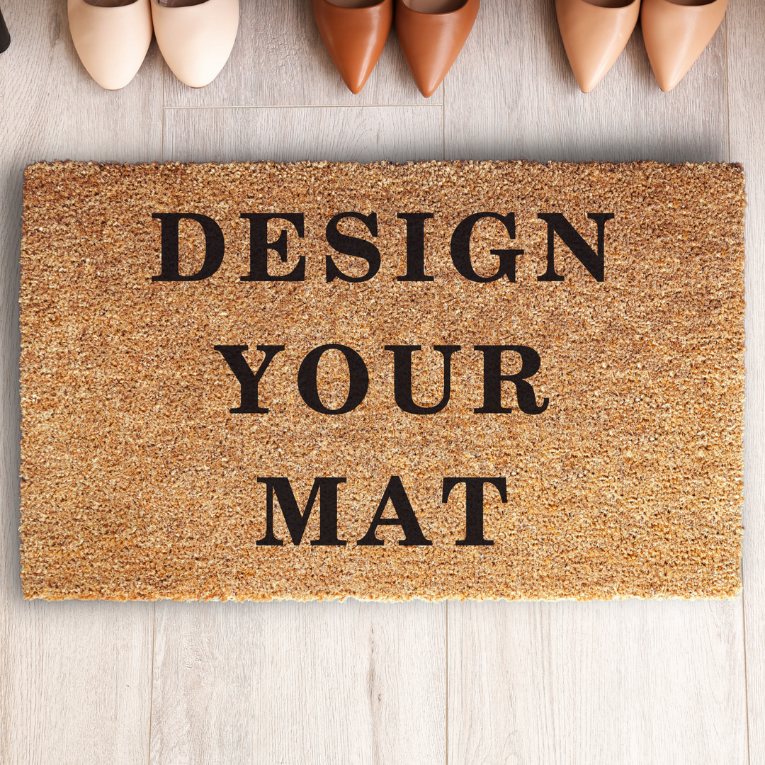 Fully Personalized Entryway Doormat with Font Options