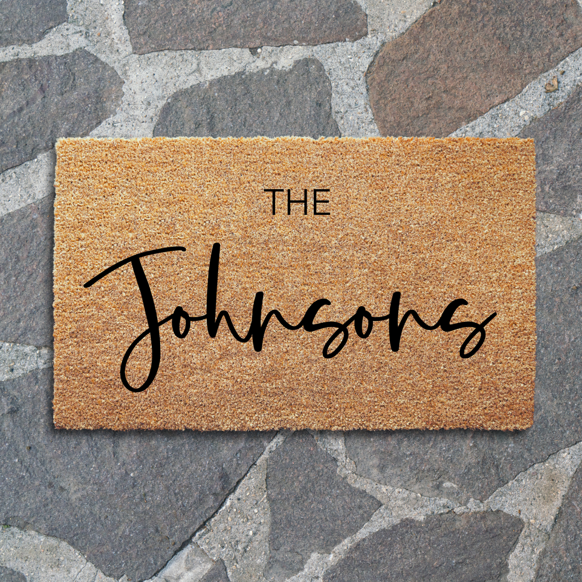 Personalized Handwriting Family Surname Doormat