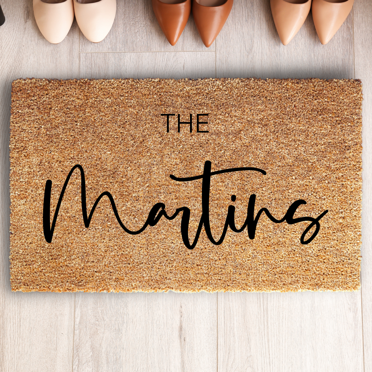 Personalized Handwriting Family Surname Doormat