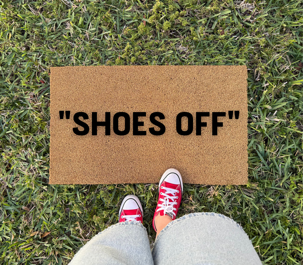 Shoes Off Decorative Welcome Doormat