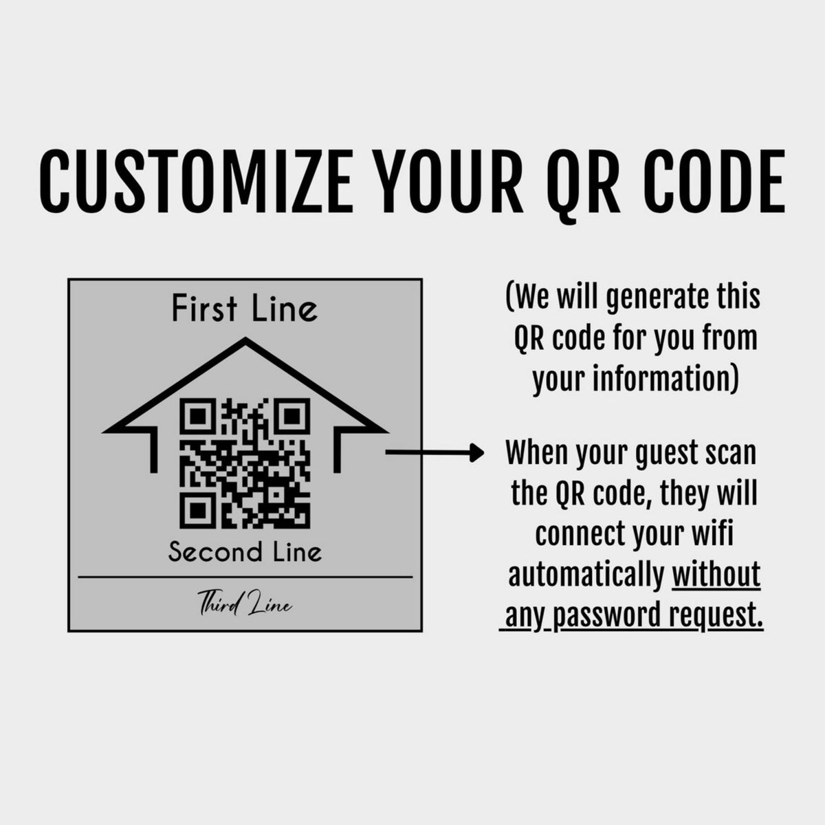 Wi-Fi QR Code Sign