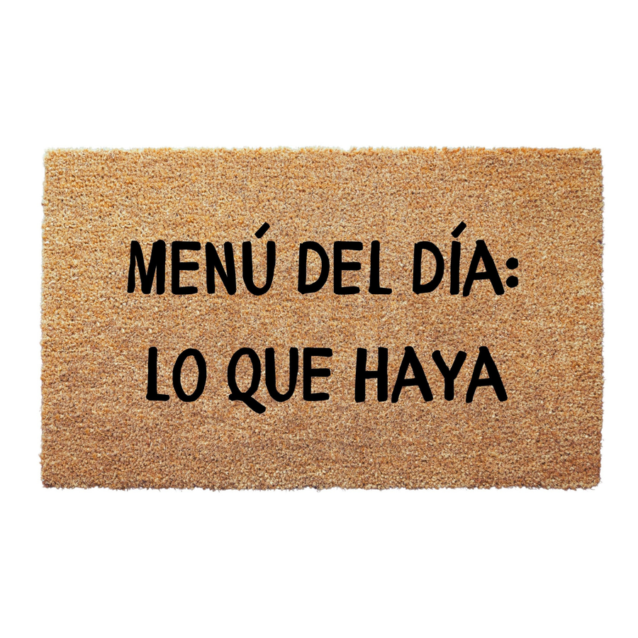 Menú Del Día: Lo Que Haya Doormat