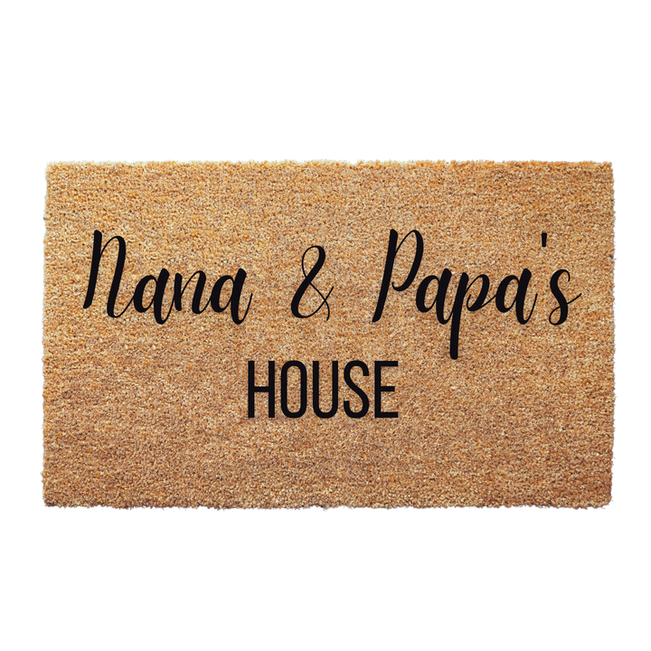 Nana & Papa's House Decorative Doormats
