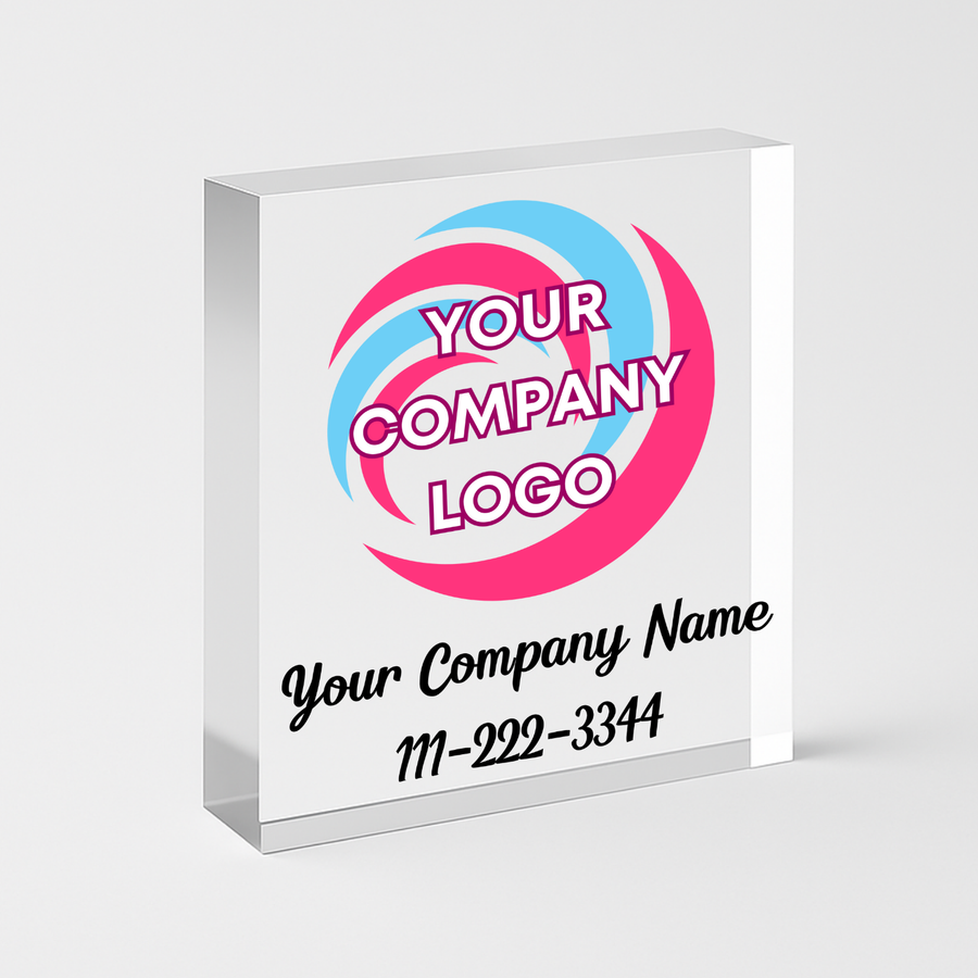Table Top Business Logo Sign