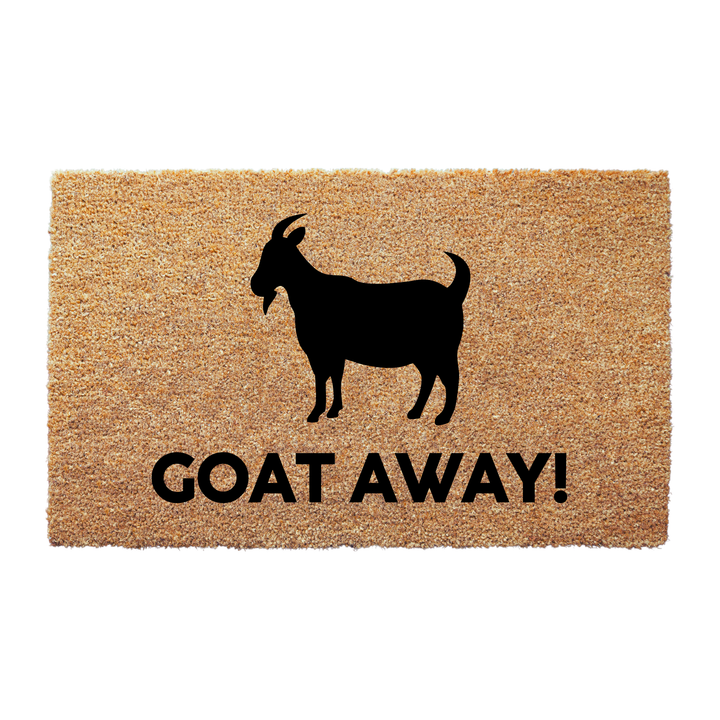 Goat Away Doormat