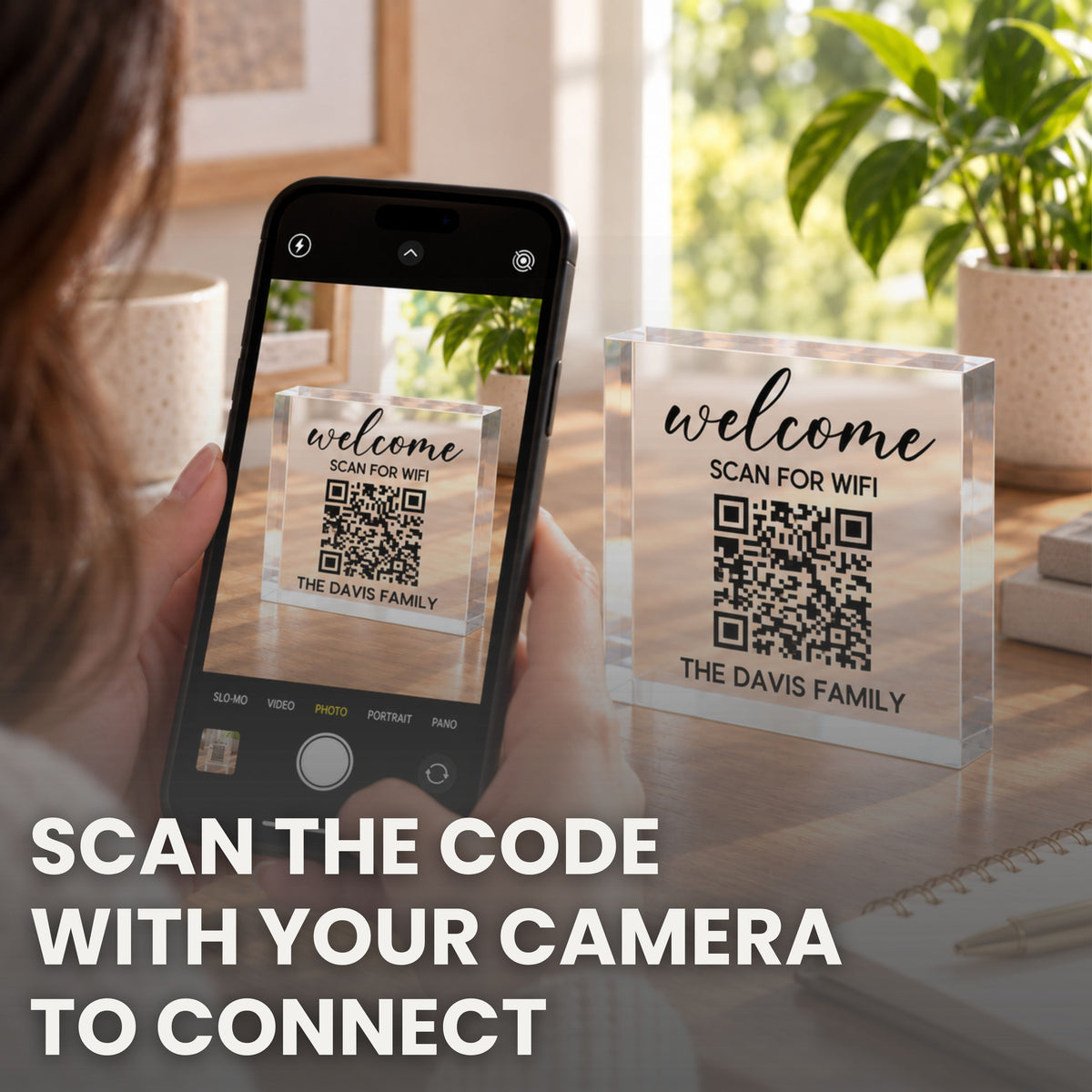 Wi-Fi QR Code Sign