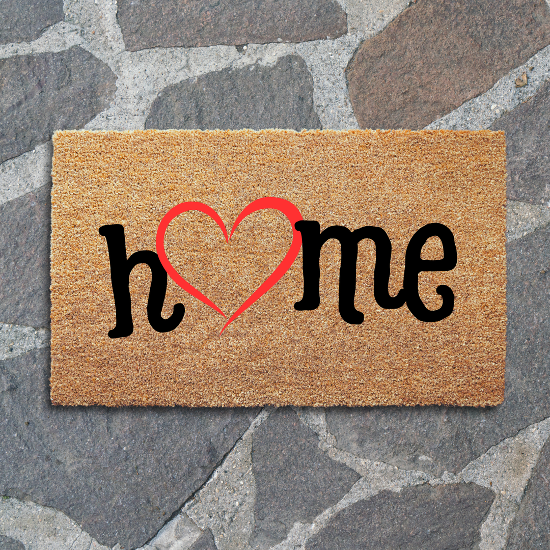 Home Heart Doormat