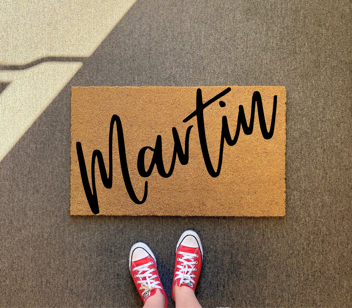 Personalized Handwriting Family Surname Doormat