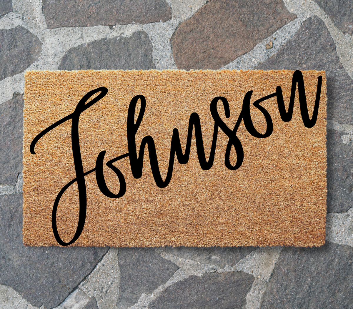 Personalized Handwriting Family Surname Doormat