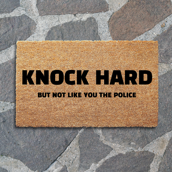 Knock Hard Doormat