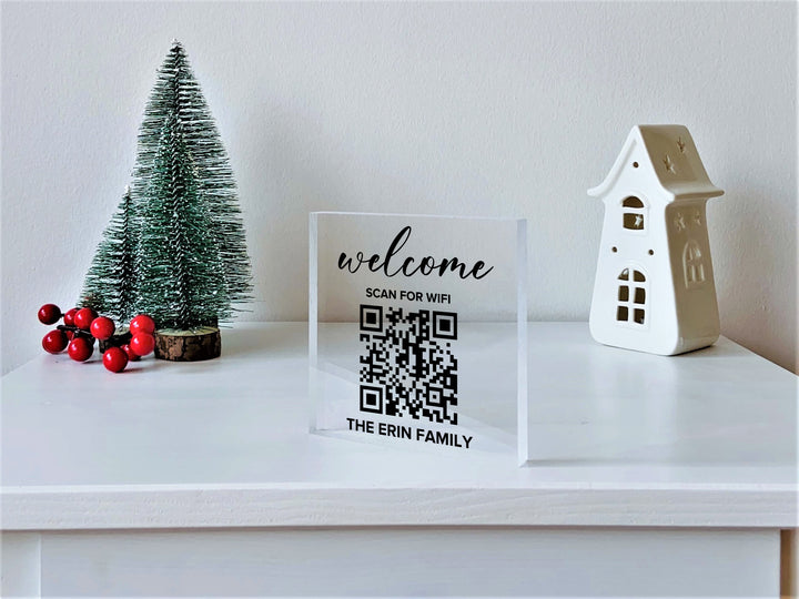 Automatically Connect WiFi QR Sign