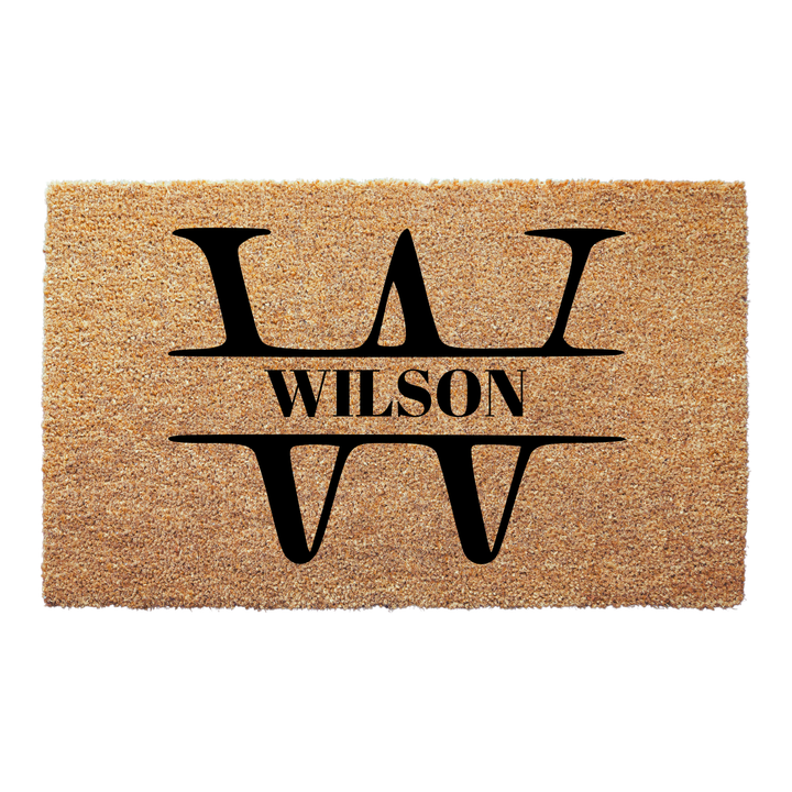 Personalized Letter Monogram Doormat