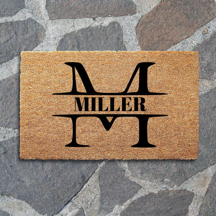 Personalized Letter Monogram Doormat