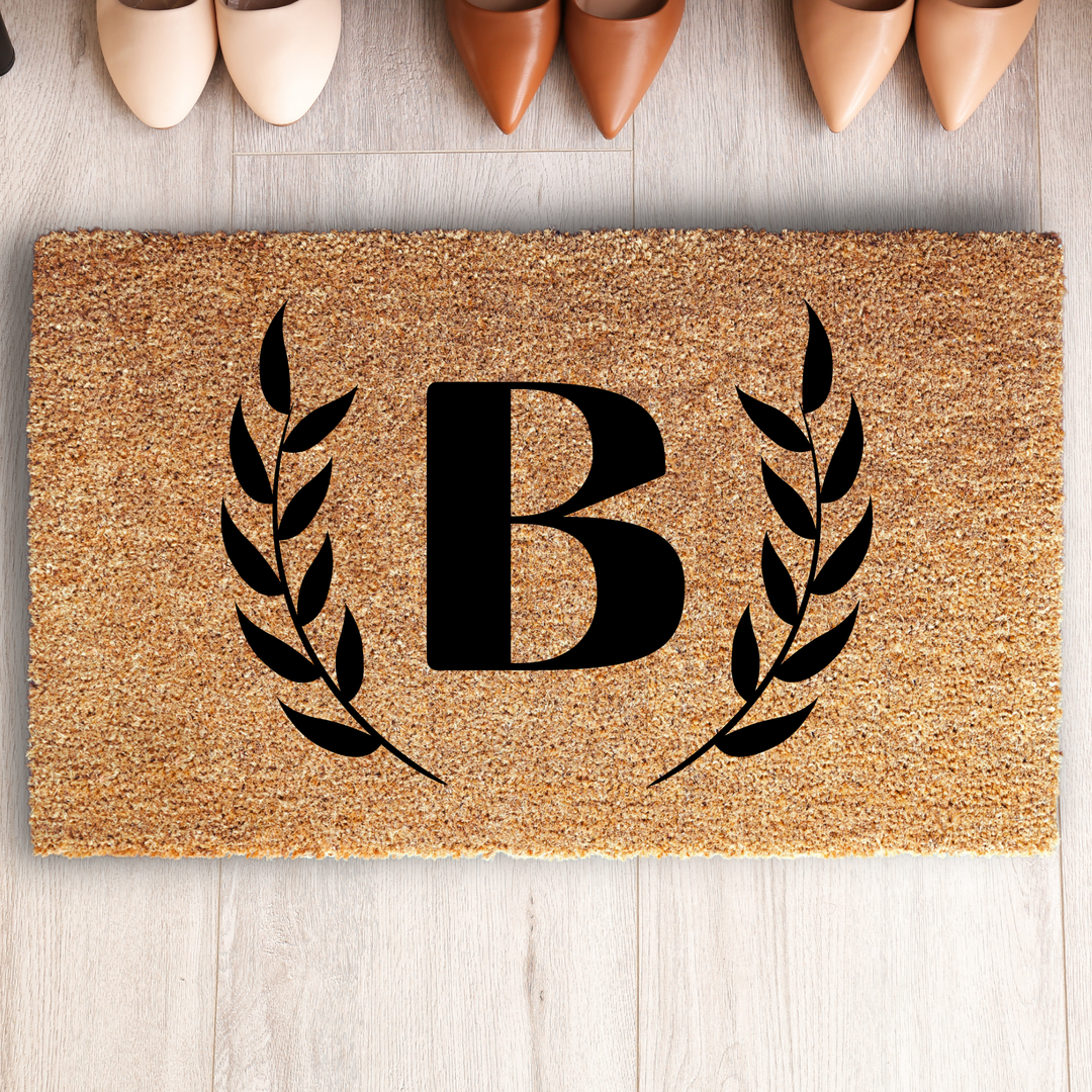 Letter Monogram Custom Doormat