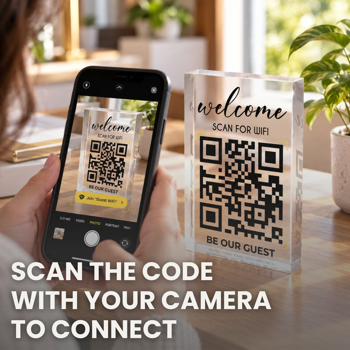 Wi-Fi QR Code Sign