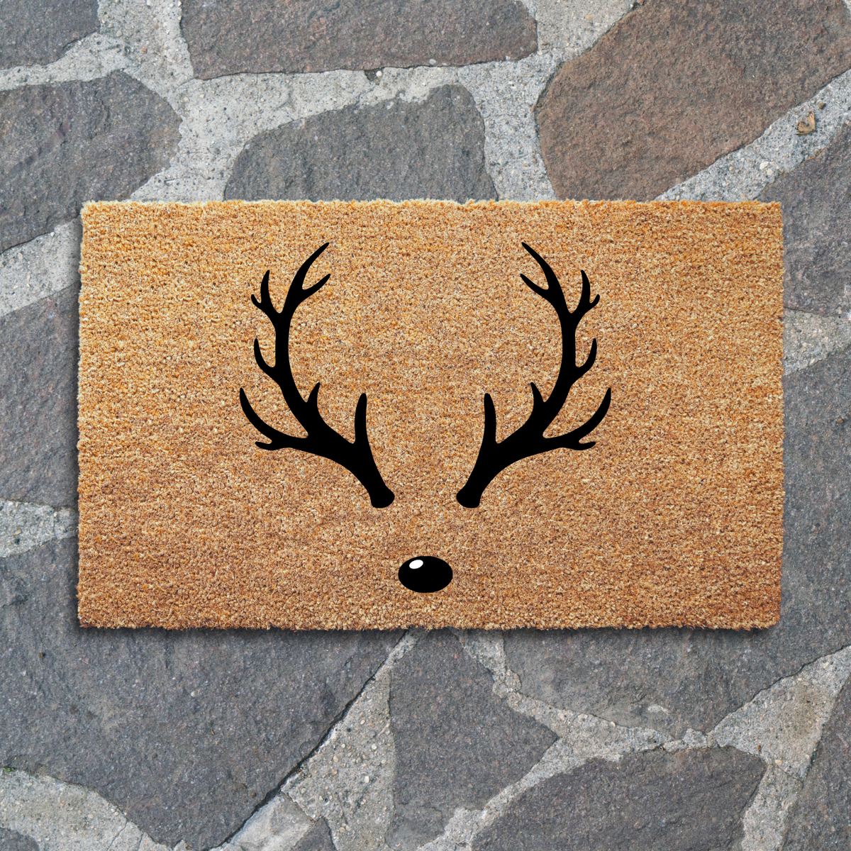 Christmas Deer Welcome Doormat