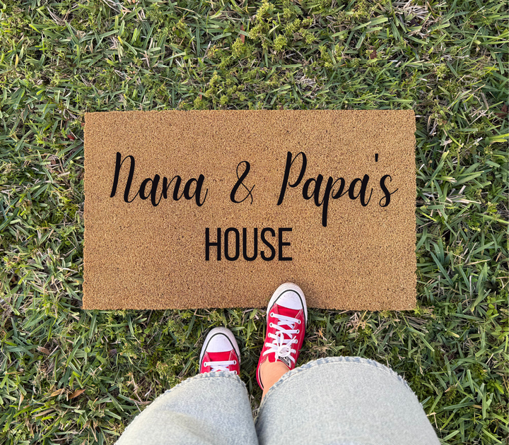 Nana & Papa's House Decorative Doormats